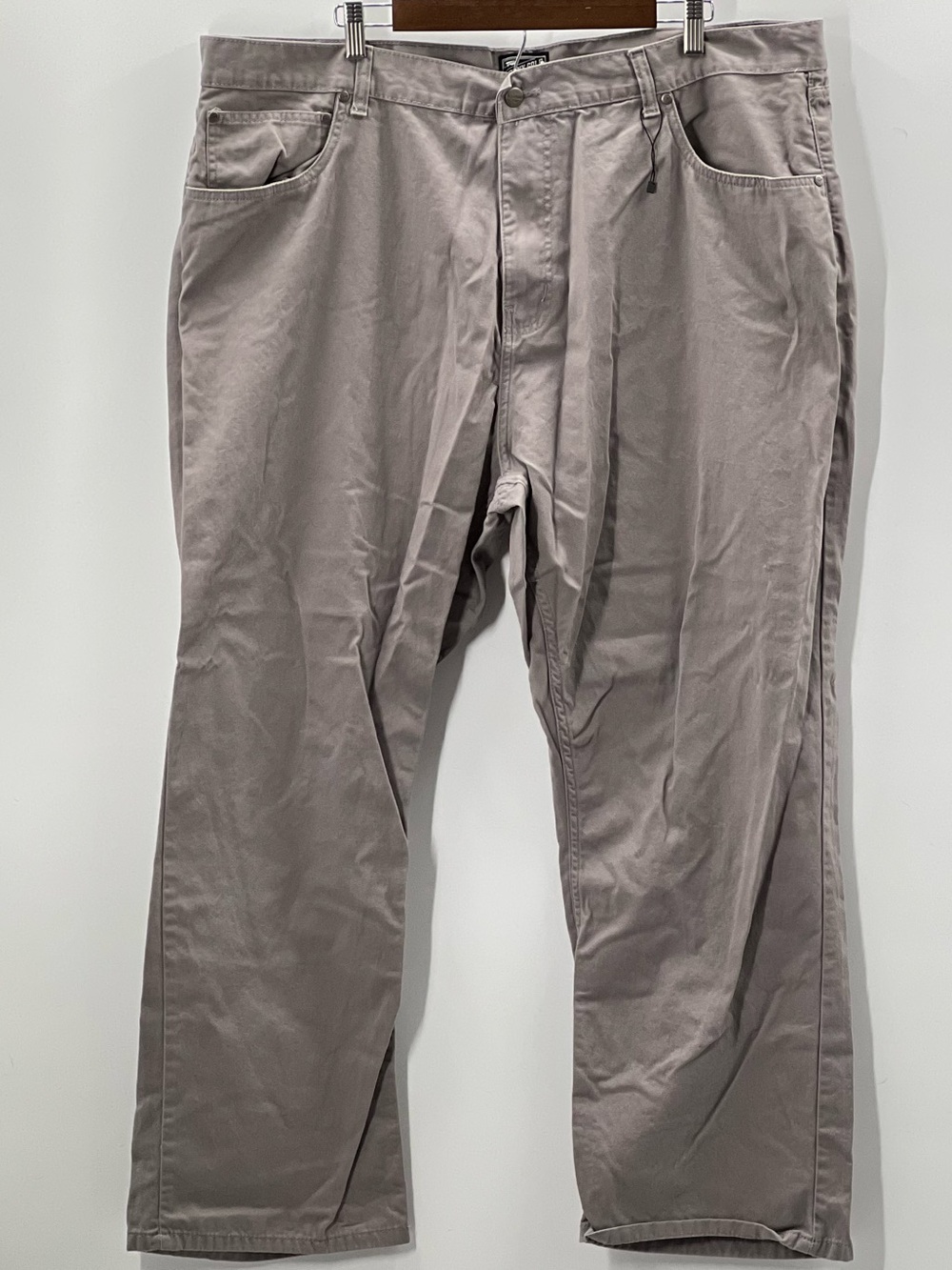 J049 Benny Gold Men's Casual Straight-Leg Pants in Light Taupe